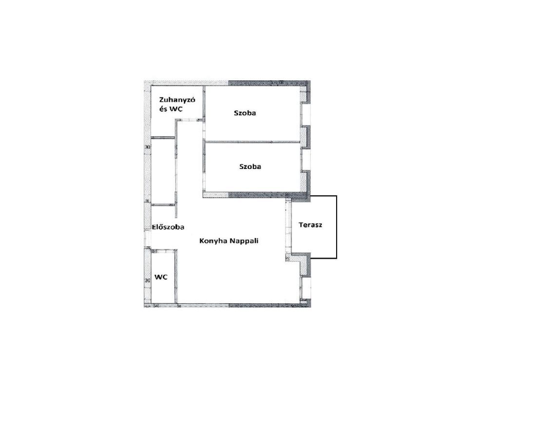 Bajcsy Apartment Дебрецен Екстериор снимка